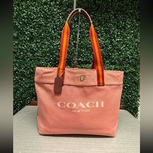 Coach Canvas Tote in Taffy Multi
